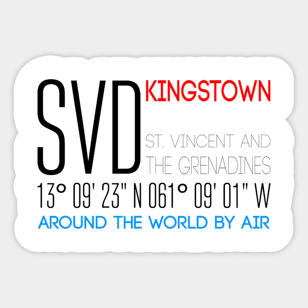 Kingstown, St. Vincent and the Grenadines Sticker by funfun